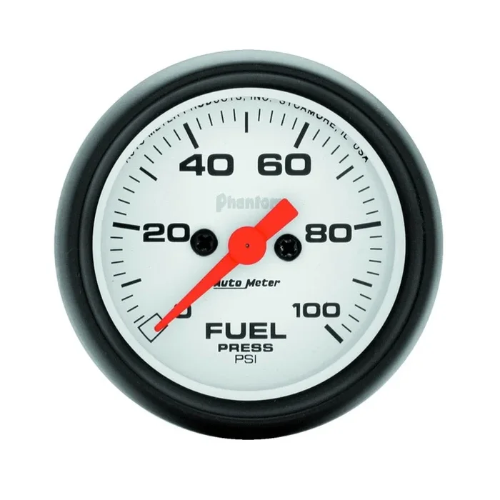 Autometer Phantom 52mm 0-100 PSI Fuel Pressure Gauge0.7 lb