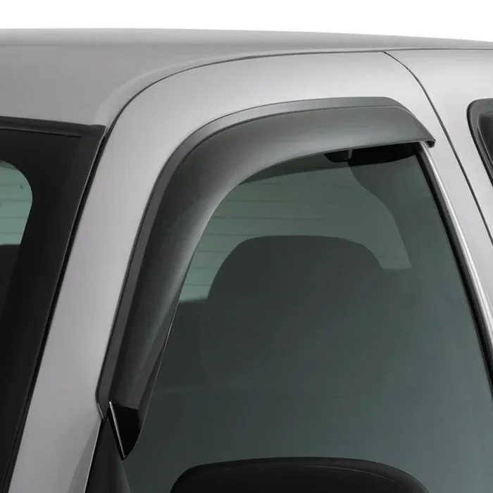 AVS 05-15 Toyota Tacoma Standard Cab Ventvisor Outside Mount Window Deflectors 2pc – Smoke2.0 lb