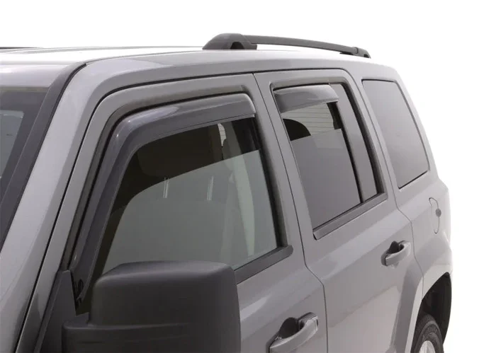 AVS 07-18 Jeep Patriot Ventvisor In-Channel Front & Rear Window Deflectors 4pc – Smoke