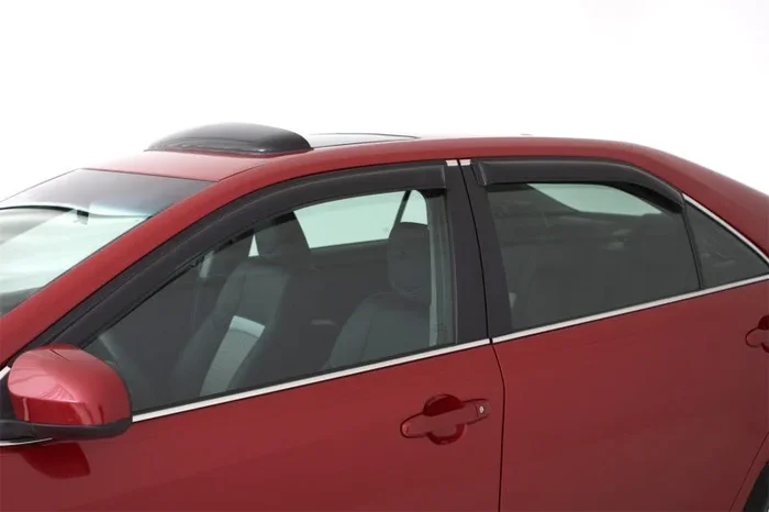 AVS 09-10 Pontiac Vibe Ventvisor Outside Mount Window Deflectors 4pc – Smoke