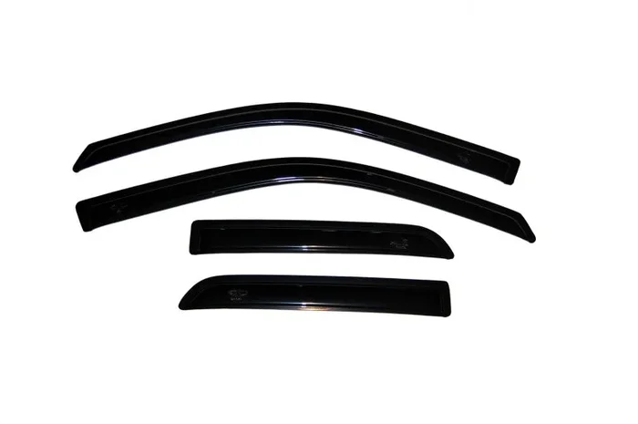 AVS 09-18 Dodge RAM 1500 Quad Cab Ventvisor Outside Mount Window Deflectors 4pc – Smoke