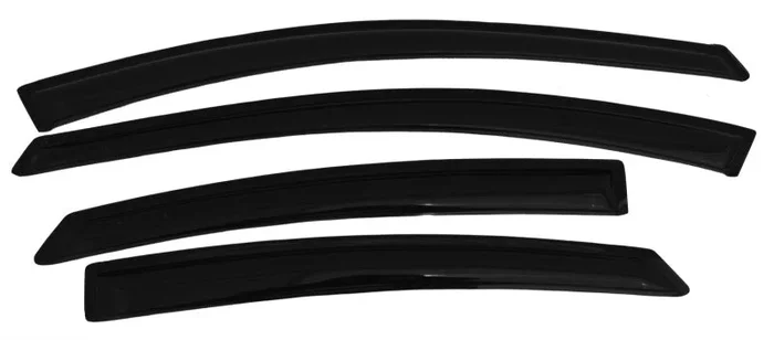 AVS 11-16 Hyundai Elantra (Excl. GT) Ventvisor Outside Mount Window Deflectors 4pc – Smoke