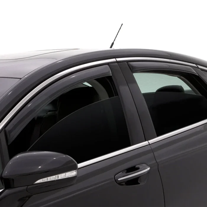 AVS 16-18 Honda Civic Ventvisor In-Channel Front & Rear Window Deflectors 4pc – Smoke