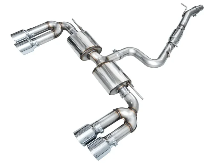 AWE 22-24 Audi 8Y S3 Touring Edition Exhaust – Chrome Silver Tips