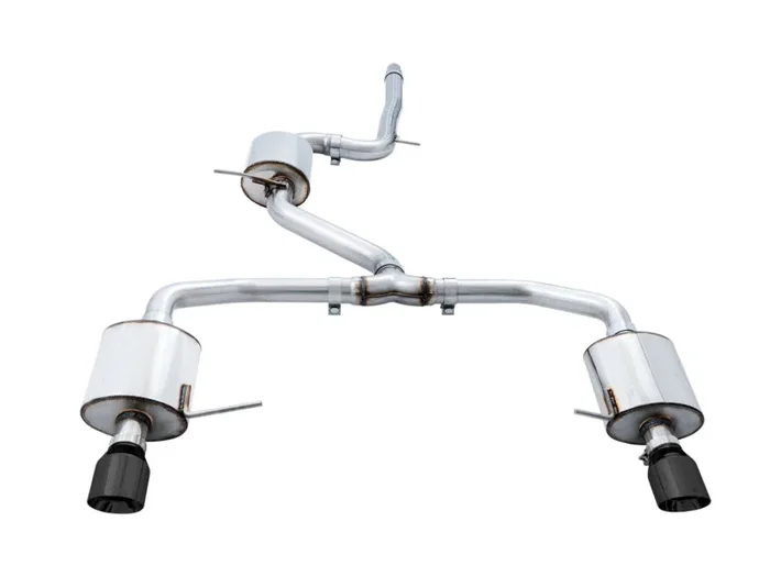 AWE Tuning 18-21 Volkswagen Jetta GLI Mk7 Touring Exhaust – Diamond Black Tips (Fits High-Flow DP)