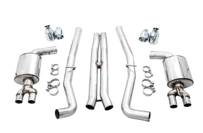 AWE Tuning 2015+ Dodge Challenger 6.4L/6.2L Non-Resonated Touring Edition Exhaust – Use Stock Tips