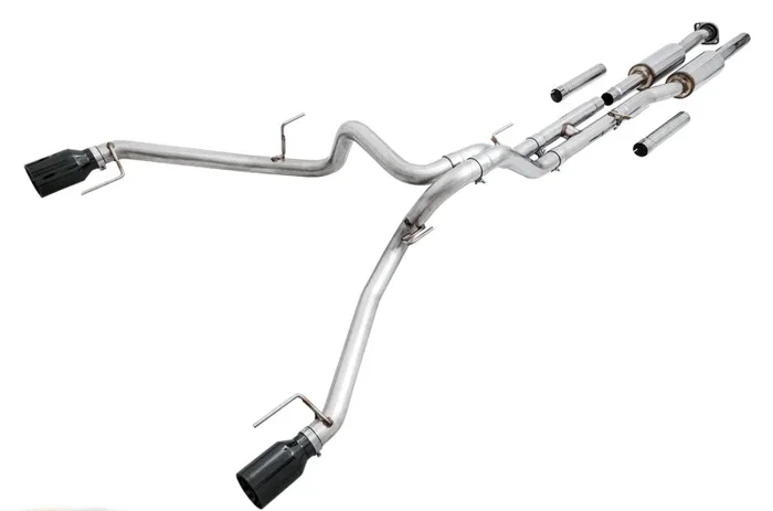 AWE Tuning 2017+ Ford Raptor 0 FG Performance Exhaust System – w/ Diamond Black Tips