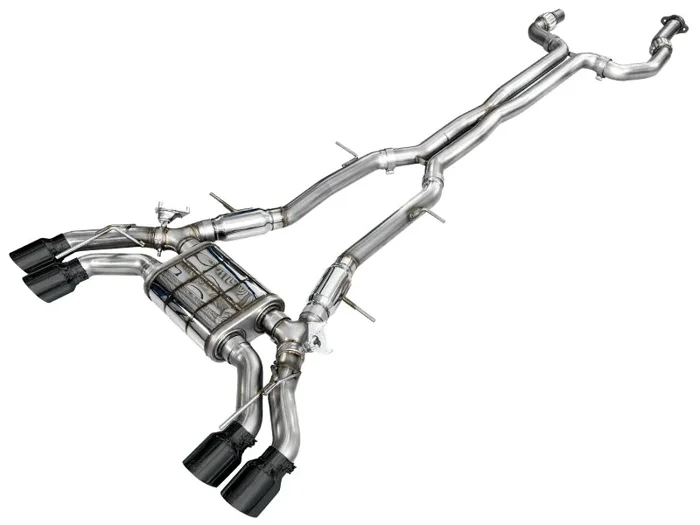 AWE Tuning 2021+ Cadillac CT4-V Blackwing SwitchPath Exhaust – Diamond Black Tips