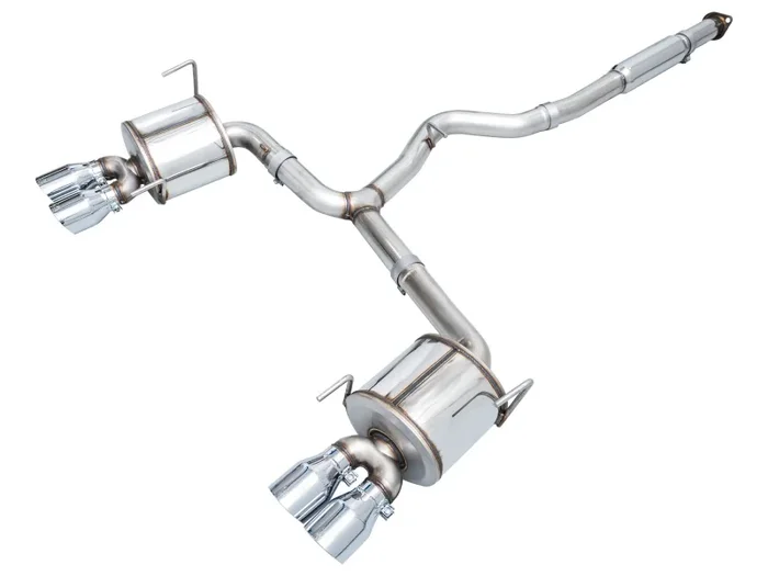 AWE Tuning 2022+ VB Subaru WRX Touring Edition Exhaust – Chrome Silver Tips74.5 lb