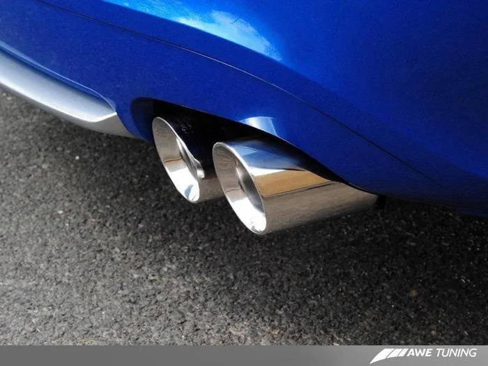 AWE Tuning Audi B8 S5 4.2L Track Edition Exhaust System – Polished Silver Tips