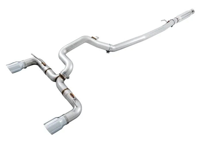 AWE Tuning Ford Focus RS Track Edition Cat-back Exhaust – Chrome Silver Tips
