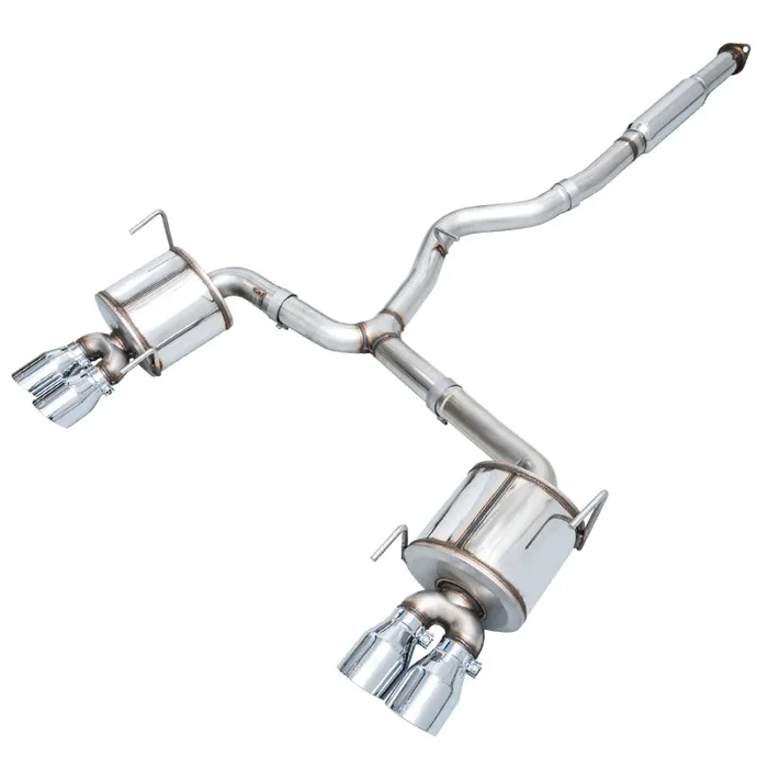 AWE Tuning Subaru STI VA / WRX GV / STI GV Sedan Touring Edition Exhaust – Chrome Silver Tip (102mm)