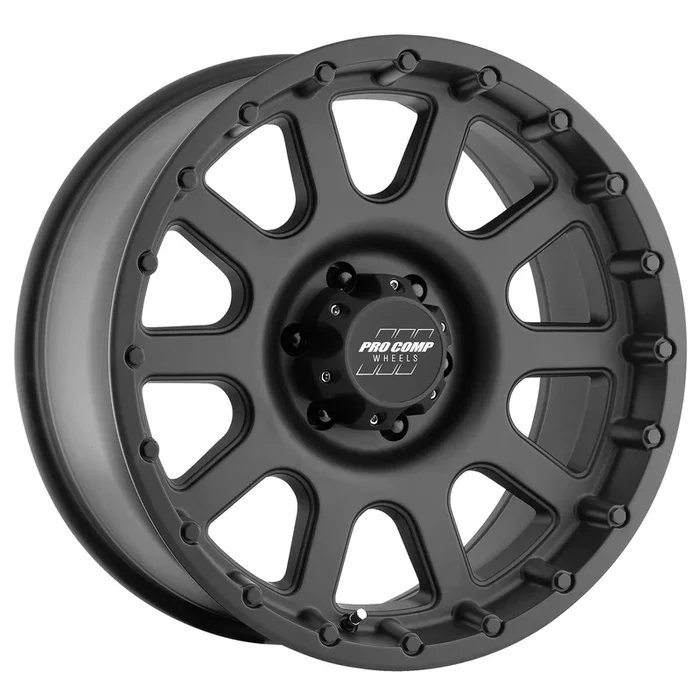 Bandido Matte Black 17×9 6×135 4.75BS Offset -6mm Cap P/N 70316550034.0 lb