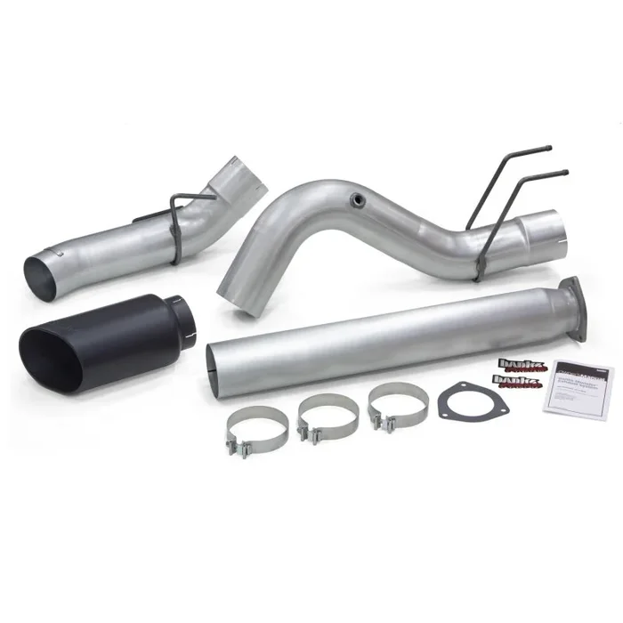 Banks Power 2017 Ford 6.7L 5in Monster Exhaust System – Single Exhaust w/ Black Tip