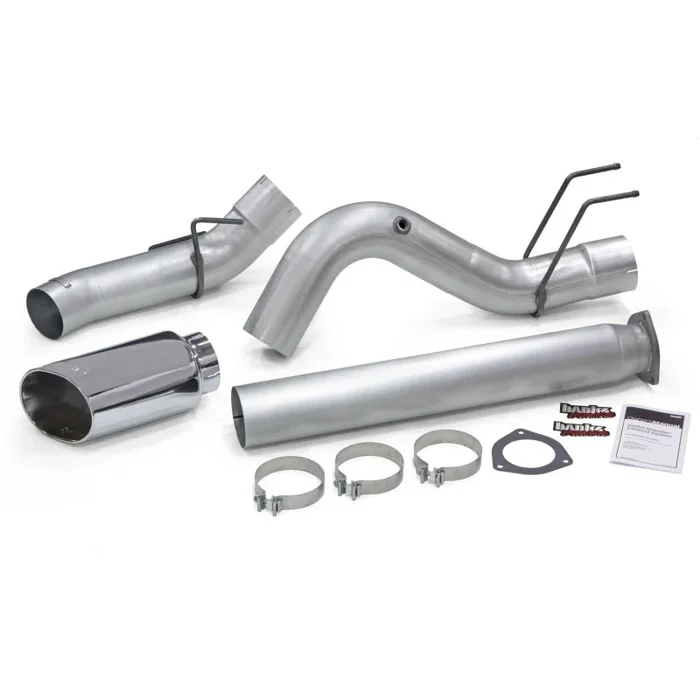 Banks Power 2017 Ford 6.7L 5in Monster Exhaust System – Single Exhaust w/ Chrome Tip