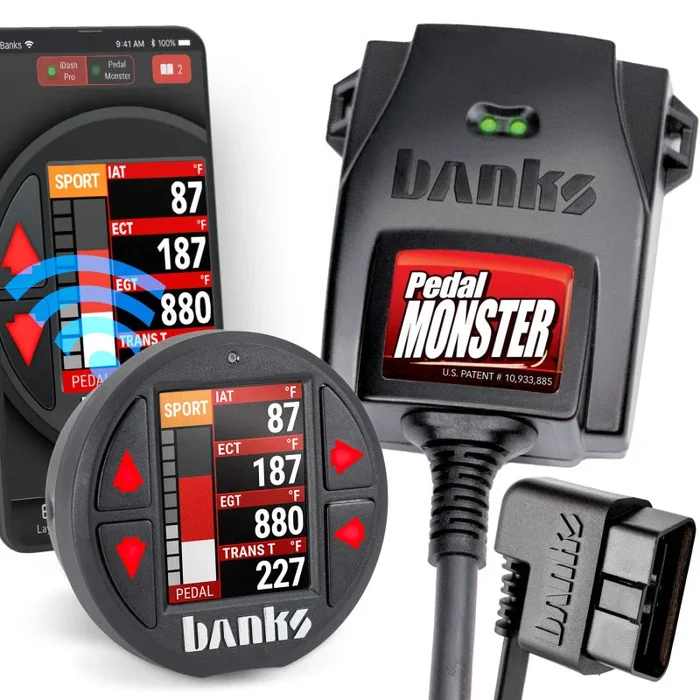 Banks Power Pedal Monster Kit Aptiv GT 150 6 Way w/iDash Pro 07.5-19 Chevy 2500/3500 6.6L