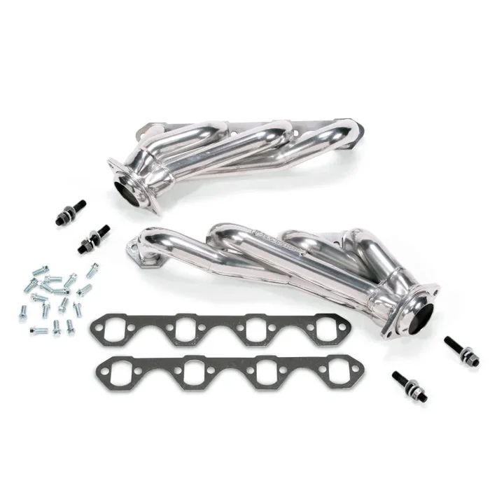 BBK 79-93 Mustang 5.0 Shorty Unequal Length Exhaust Headers – 1-5/8 Silver Ceramic17.1 lb