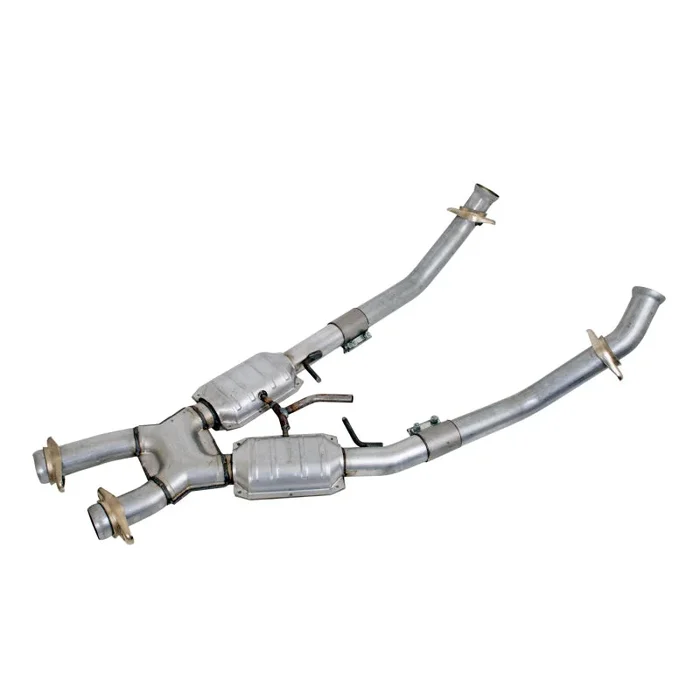 BBK 94-95 Mustang 5.0 High Flow X Pipe With Catalytic Converters – 2-1/2