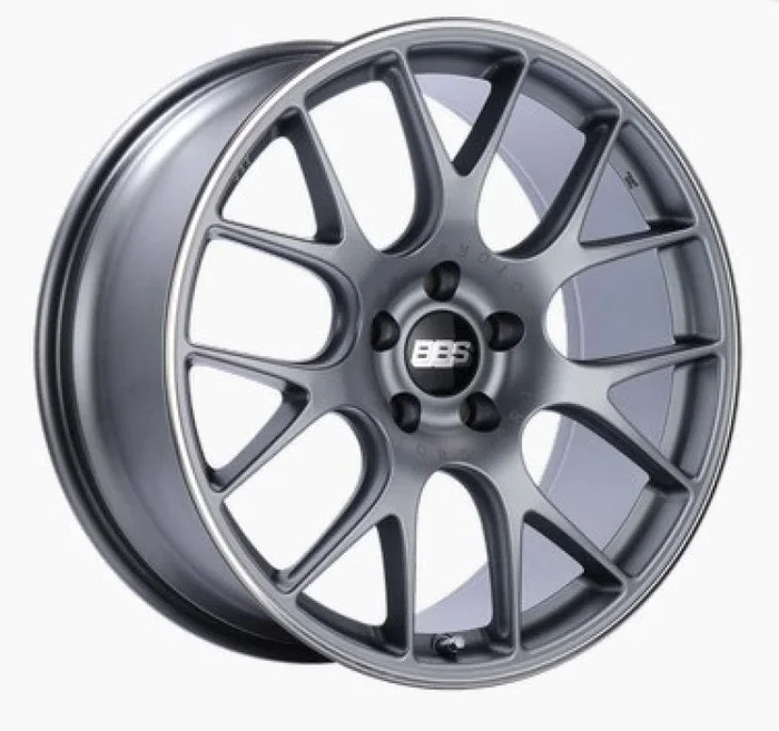 BBS CH-R 20×10.5 5×120 ET24 Satin Titanium Polished Rim Protector Wheel -82mm PFS/Clip Required