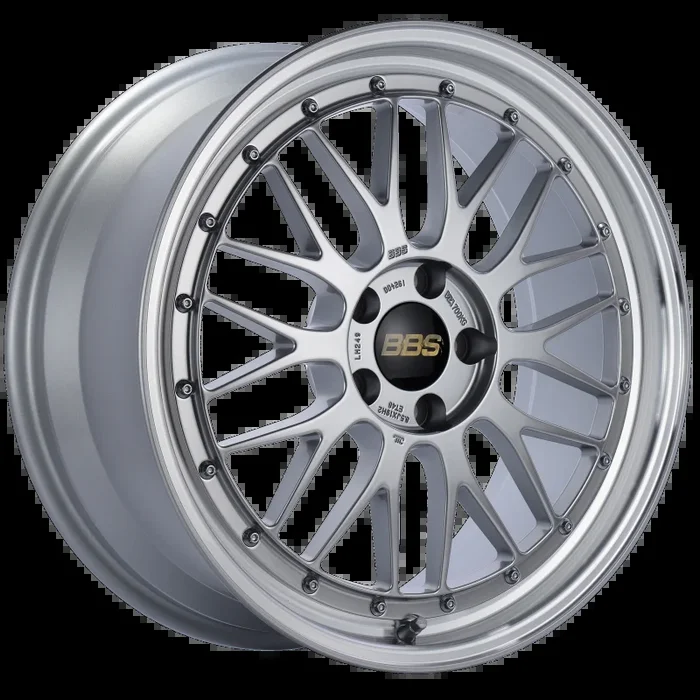 BBS LM 19×8.5 5×112 ET48 Diamond Silver Center Diamond Cut Lip Wheel -82mm PFS/Clip Required29.0 lb