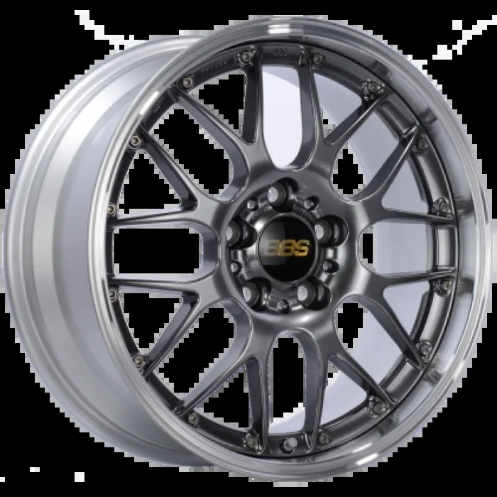 BBS RS-GT 19×8.5 5×112 ET38 Diamond Black Center Diamond Cut Lip Wheel -82mm PFS/Clip Required