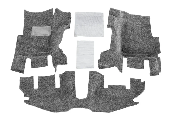 BedRug 97-06 Jeep TJ Front 3pc Floor Kit (w/Center Console) – Incl Heat Shields