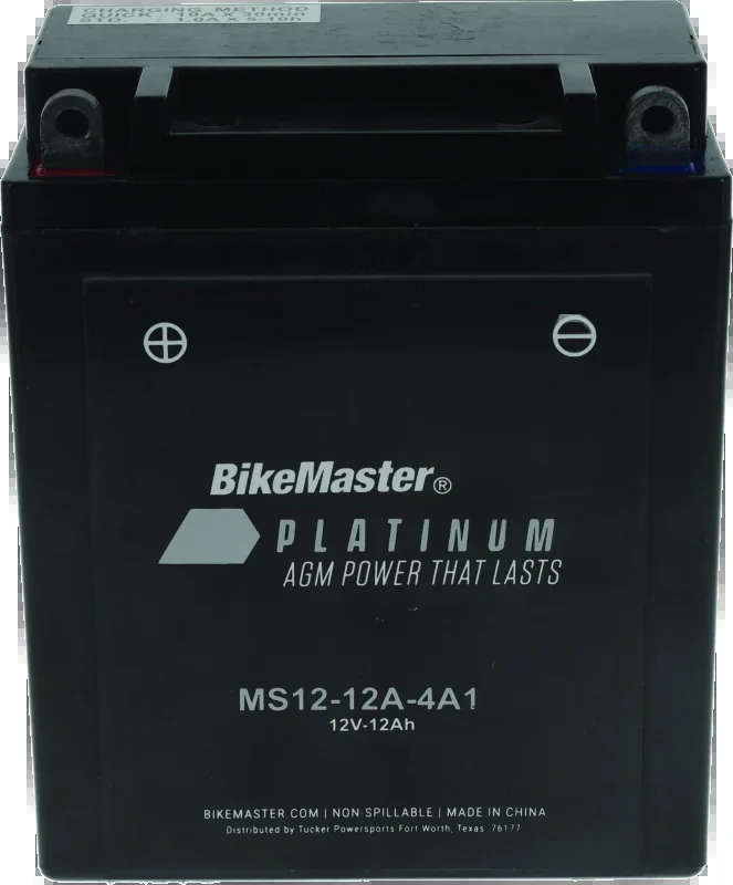BikeMaster AGM Battery – MS12-12A-4A19.0 lb