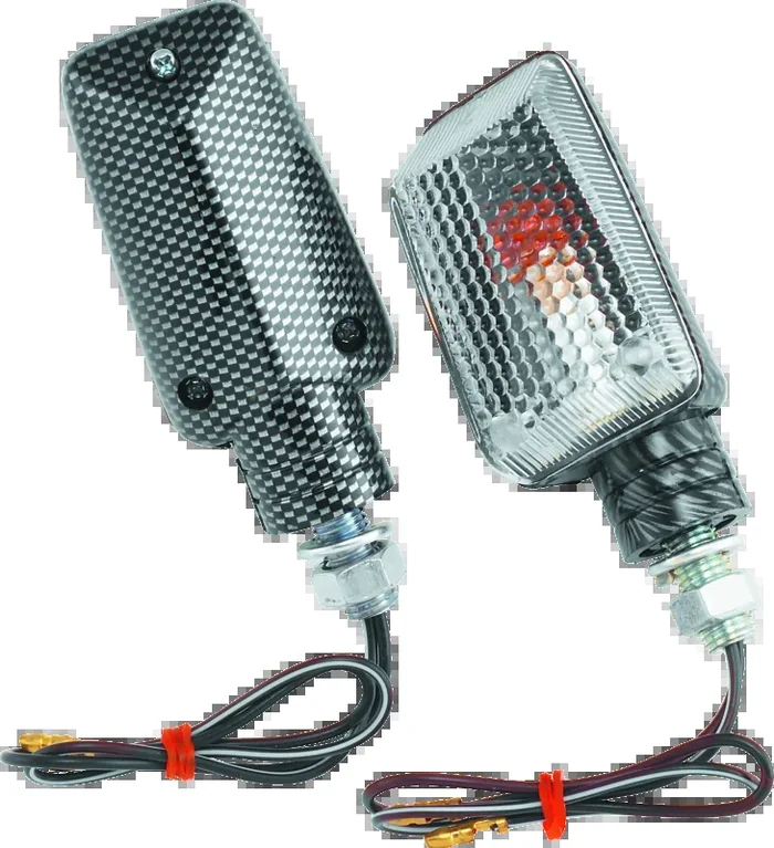BikeMaster Universal Ministalk Marker Light Carbon/Clear0.33 lb