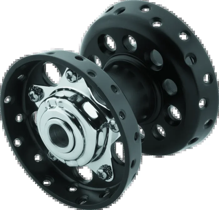 Bikers Choice 36-66 Big Twin Black Star Hub With Cone Style Bearing