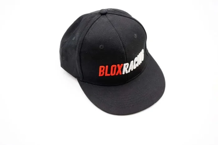 BLOX Racing Snapback Cap Black with Red and White Logo – Blox Racing – New Style Flat Bill