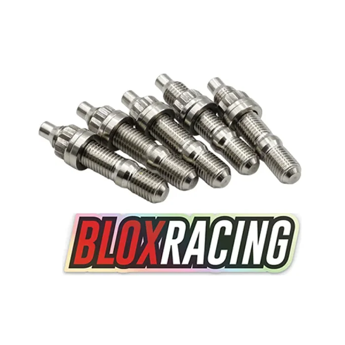 BLOX Racing Stainless Steel Exhaust Manifold Studs 5-Piece Set – M10x1.25 55mm