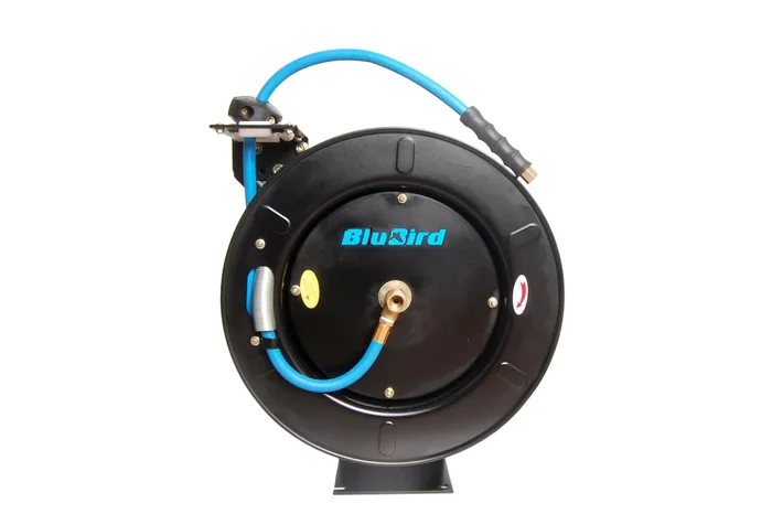 BLU-BIRD BBR3850 Retractable Air Hose Reel, 3/8″ x 50′, 300 PSI