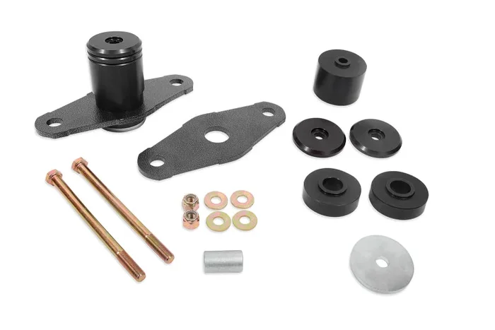 BMR 11-18 Dodge Challenger Motor Mount Solid Bushing Upgrade Kit – Black Anodized