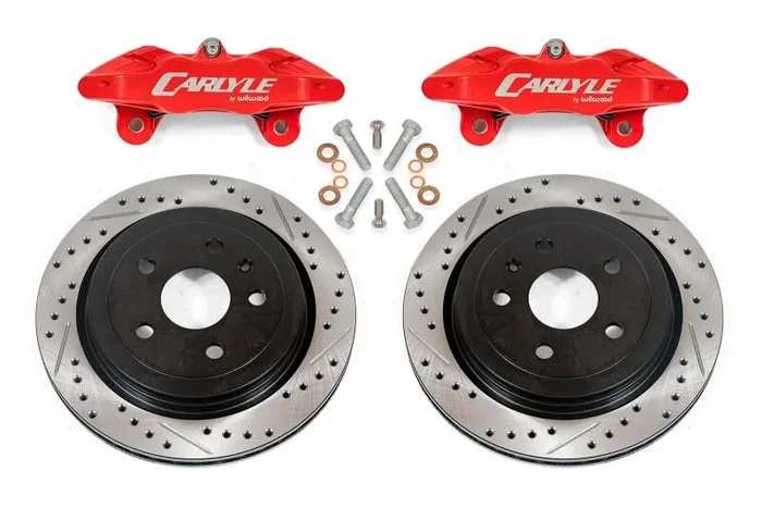 BMR 14-17 Chevrolet SS Brake Kit For 15in Conversion Drilled & Slotted Rotors Red Calipers45.6 lb