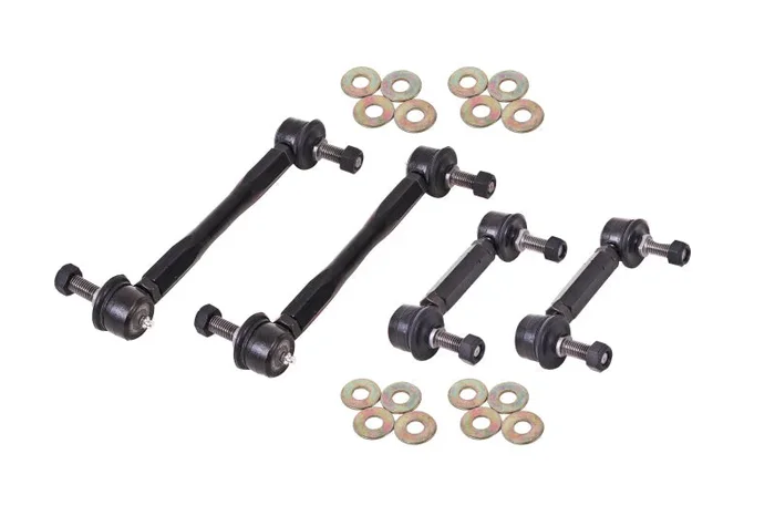 BMR 15-17 S550 Mustang Front and Rear Sway Bar End Link Kit – Black5.9 lb