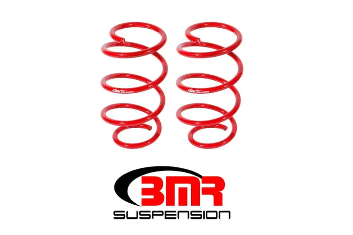 BMR 15-17 S550 Mustang Front Drag Version Lowering Springs – Red10.3 lb