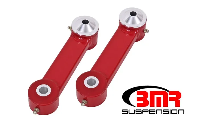 BMR 15-17 S550 Mustang Rear Lower Control Arms Vertical Link (Polyurethane) – Red3.3 lb