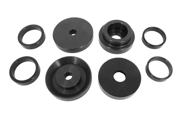 BMR 2008-2018 Challenger Rear Cradle Lockout Bushing Kit – Black Anodized