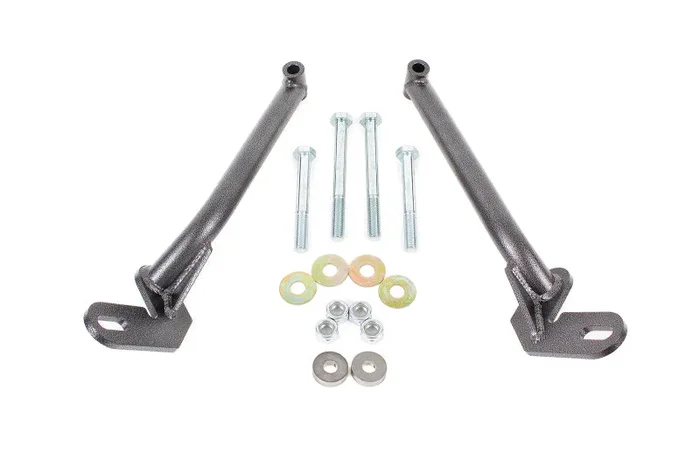 BMR 78-87 G-Body Control Arm Reinforcement Braces – Black Hammertone