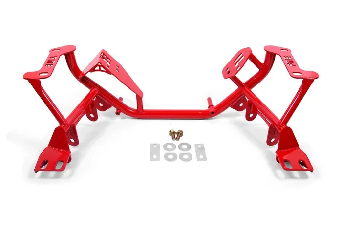 BMR 79-95 Ford Mustang K-Member Standard Version w/ Coilover Perches – Red