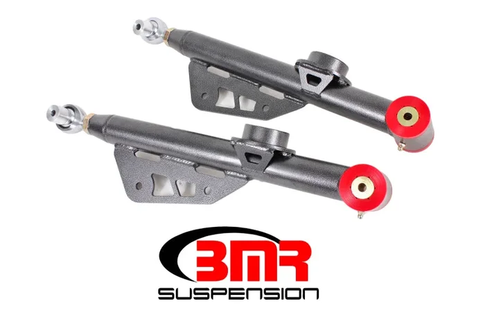 BMR 79-98 Fox Mustang Single Adj. Lower Control Arms / Rod End (Polyurethane) – Black Hammertone14.5 lb
