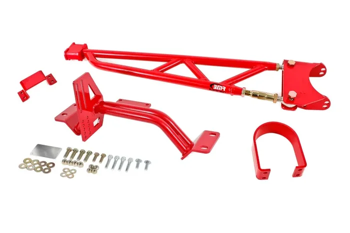 BMR 93-02 F-Body w/ DSL Torque Arm Tunnel Mount (For Long Tube Headers) – Red