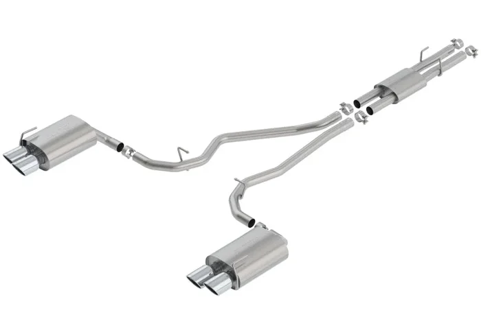 Borla 2020 Ford Explorer ST 3.0L V6 2.25in ATAK Exhaust – Chrome Tips
