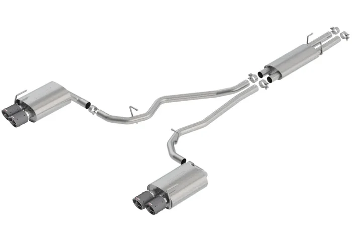 Borla 2020 Ford Explorer ST 3.0L V6 2.25in S-type Exhaust – Carbon Fiber Tips