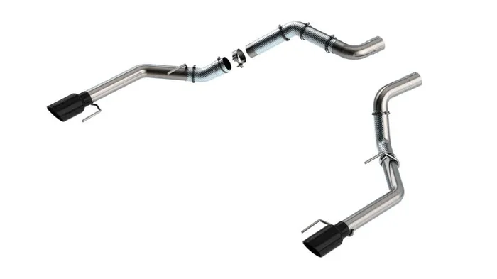 Borla 21-23 Ford Raptor 3in Tail Pipe Kit 4.5in Tip – Black Chrome
