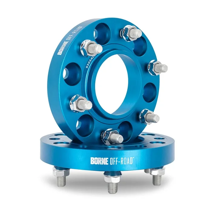 Borne Off-Road Wheel Spacers – 6×139.7 – 78.1 – 38.1mm – M14x1.5 – Blue11.4 lb