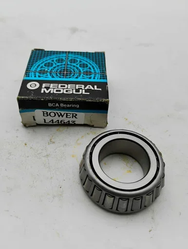 Bower L44643 Tapered Roller Bearing Cone NOS Made in USA