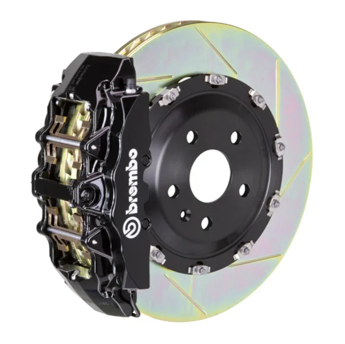 Brembo 00-02 CL500/03-05 S600/03-06 CL600 Fr GT BBK 8Pis Cast 380×34 2pc Rtr Slot Type1-Black