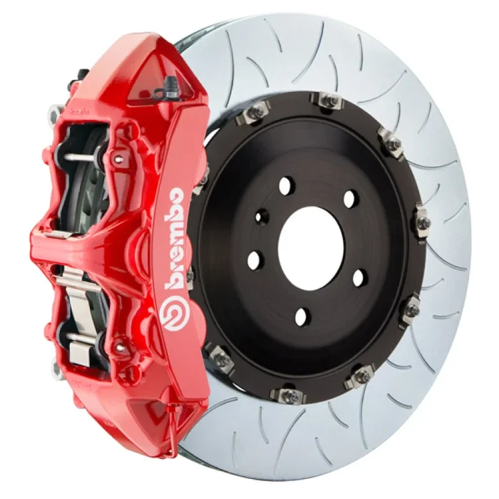 Brembo 03-09 Range Rover Front GT BBK 6 Piston Cast 405×34 2pc Rotor Slotted Type-3-Red