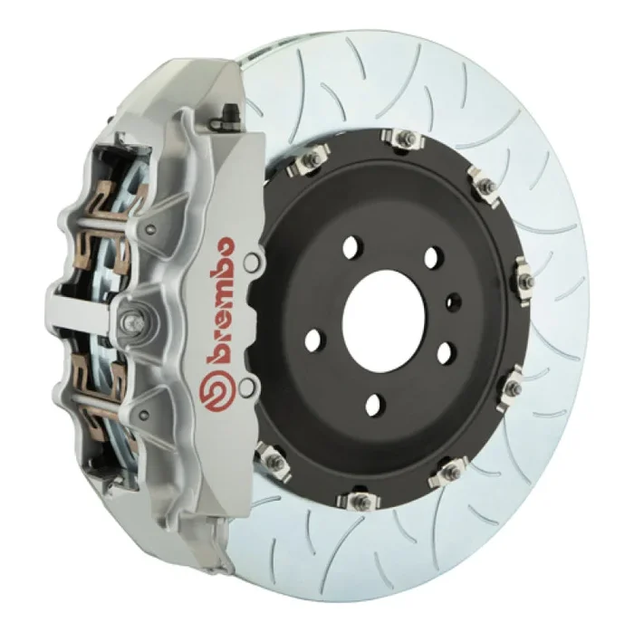 Brembo 03-10 Viper SRT-10 Front GT BBK 6 Piston Cast 380×34 2pc Rotor Slotted Type-3-Silver